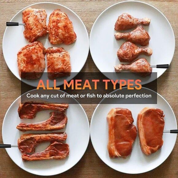 MOFWEB Wireless Meat Thermometer, Bluetooth Meat Thermometer Smart Food Thermome - Picture 8 of 8